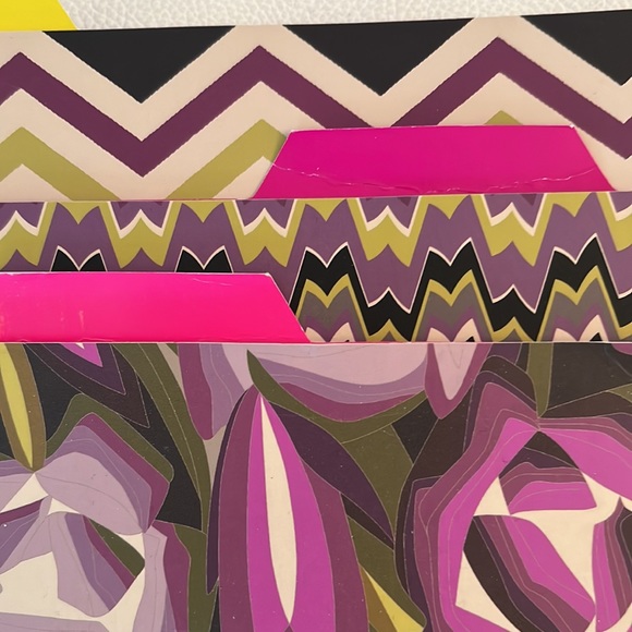 MISSONI FOR TARGET FILE FOLDER WITH 3 INSERTS/ NEW! - Picture 8 of 16